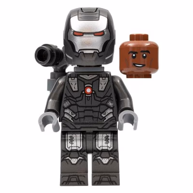 War Machine - Pearl Dark Gray and Silver Armor with Backpack War Machine - Pearl Dark Gray and Silver Armor with Backpack