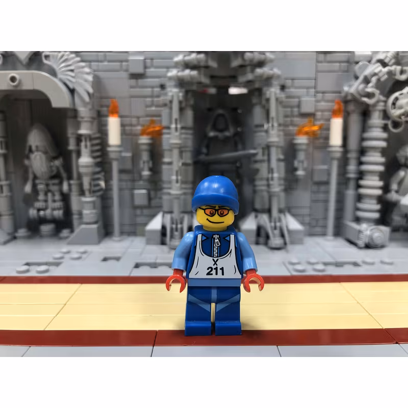 Skier, Series 2 (Minifigure Only without Stand and Accessories) Skier, Series 2 (Minifigure Only without Stand and Accessories)