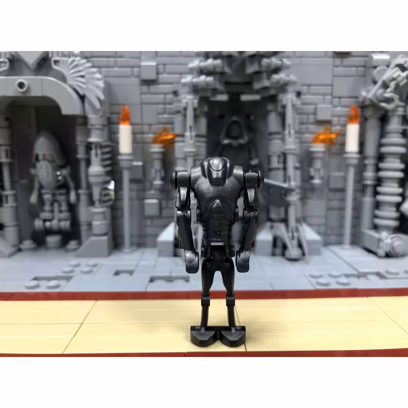 Super Battle Droid - Pearl Dark Gray, Wide Head