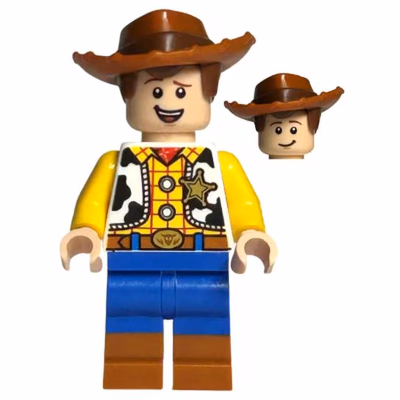 Woody - Normal Legs, Minifigure Head, Open Mouth Smile