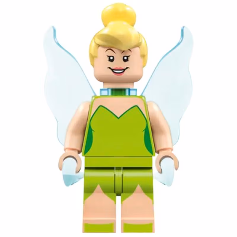 Tinker Bell - Minifigure, Trans-Light Blue Butterfly Wings Tinker Bell - Minifigure, Trans-Light Blue Butterfly Wings