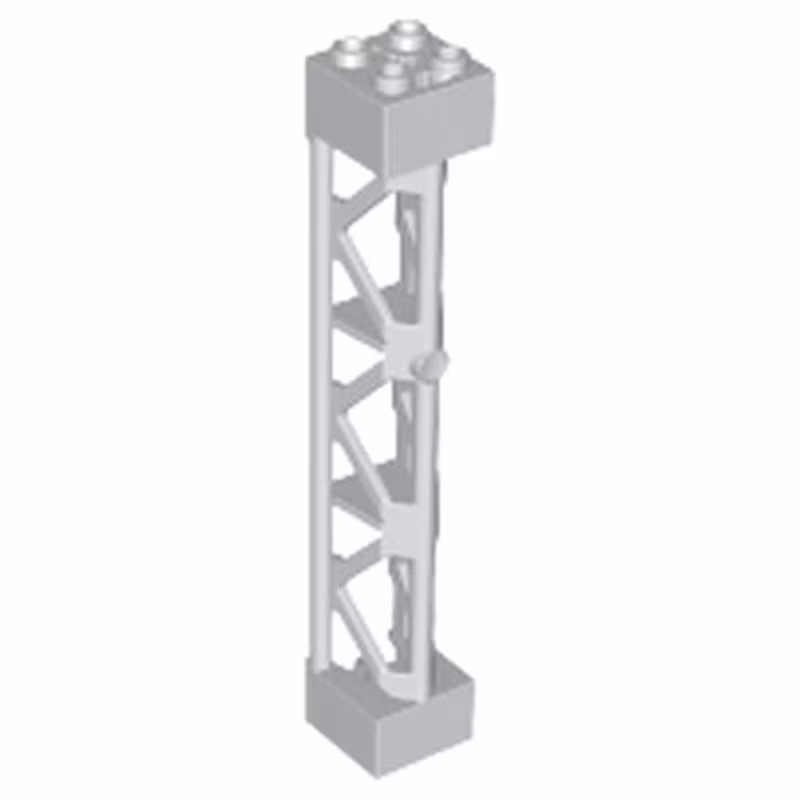 Support 2 x 2 x 10 Girder Triangular Vertical - Type 4 - 3 Posts, 3 Sections