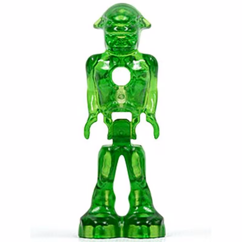 Mars Mission Alien with Marbled Glow In Dark Torso Mars Mission Alien with Marbled Glow In Dark Torso