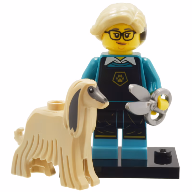 Pet Groomer, Series 25 (Complete Set with Stand and Accessories)