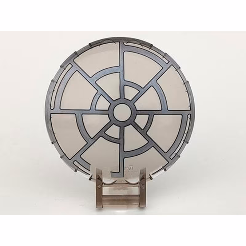 Dish 6 x 6 Inverted with Bar Handle with SW 8 Spoke Death Star Window Pattern Dish 6 x 6 Inverted with Bar Handle with SW 8 Spoke Death Star Window Pattern