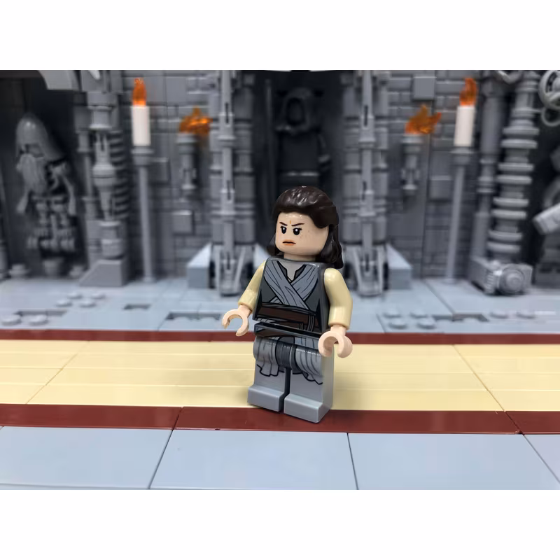 Rey - Light Bluish Gray Tied Robe