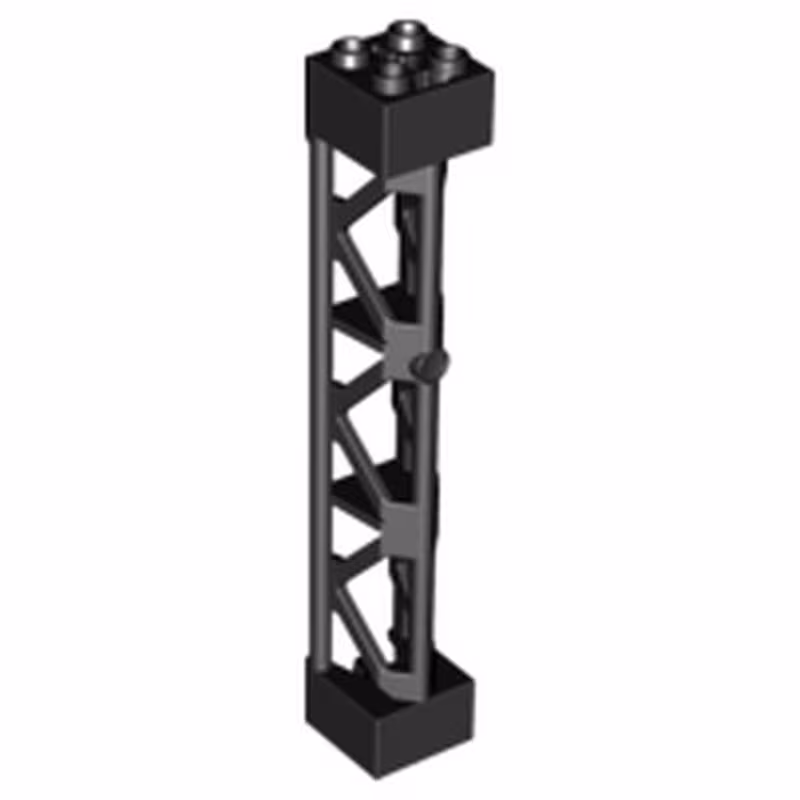 Support 2 x 2 x 10 Girder Triangular Vertical - Type 4 - 3 Posts, 3 Sections