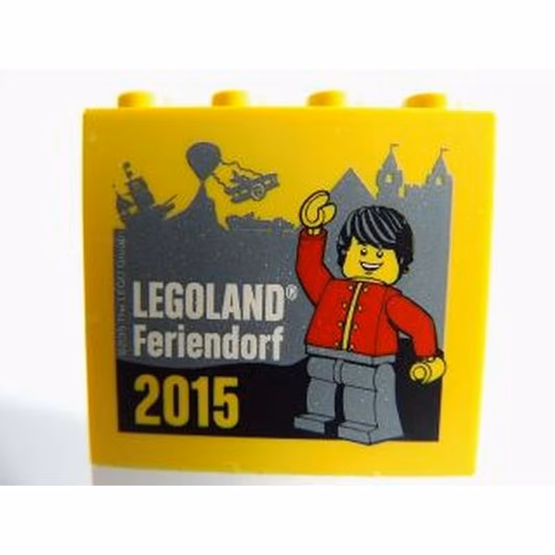 Brick 2 x 4 x 3 with Legoland Feriendorf 2015 Doorman Pattern Brick 2 x 4 x 3 with Legoland Feriendorf 2015 Doorman Pattern