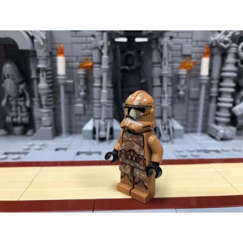 Clone Trooper (Phase 2) - Geonosis Camouflage, Scowl