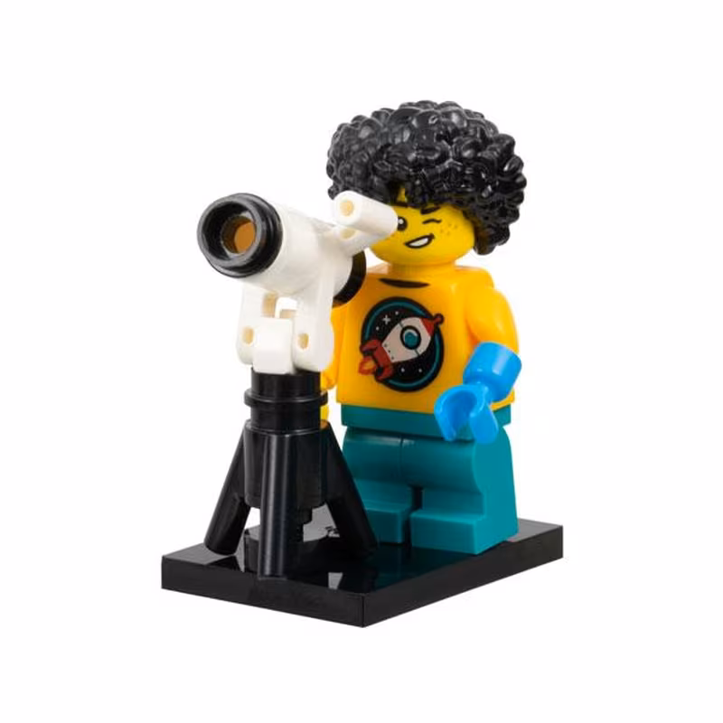 Astronomer Kid, Series 27 (Complete Set with Stand and Accessories)