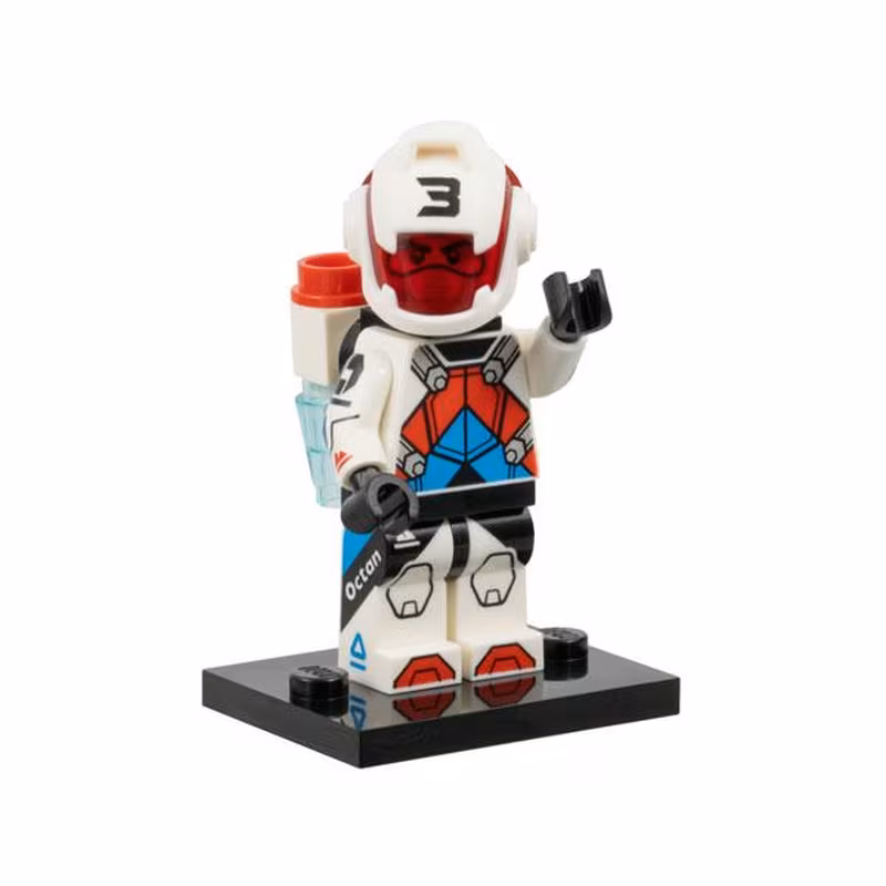 Jetpack Racer, Series 27 (Complete Set with Stand and Accessories)