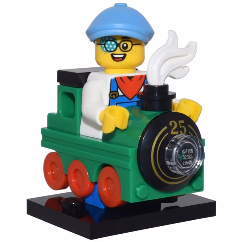 Train Kid, Series 25 (Complete Set with Stand and Accessories)