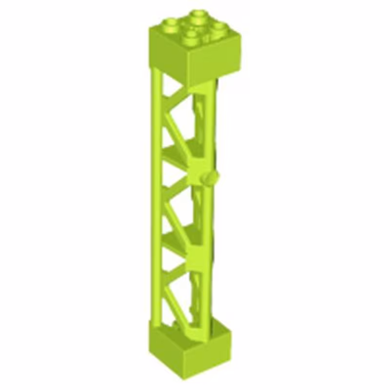 Support 2 x 2 x 10 Girder Triangular Vertical - Type 4 - 3 Posts, 3 Sections