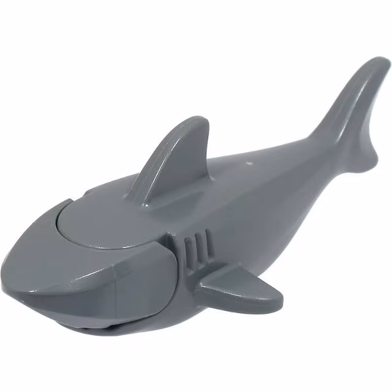 Shark with Rounded Nose and Debossed Gills Shark with Rounded Nose and Debossed Gills