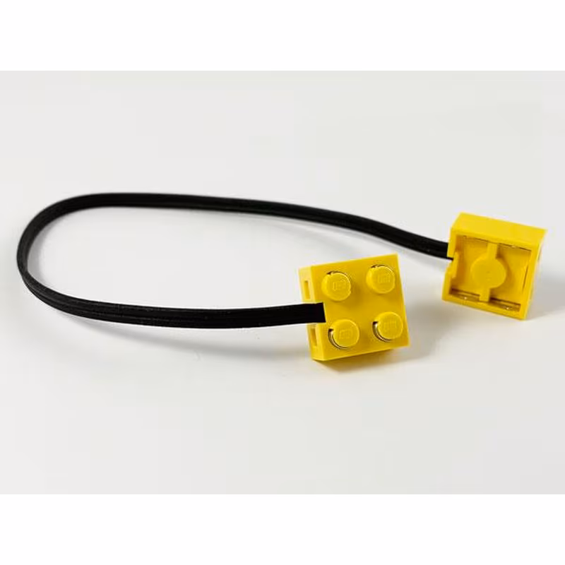 Electric, Wire with Brick 2 x 2 x 2/3 Pair, 26 Studs Long Electric, Wire with Brick 2 x 2 x 2/3 Pair, 26 Studs Long