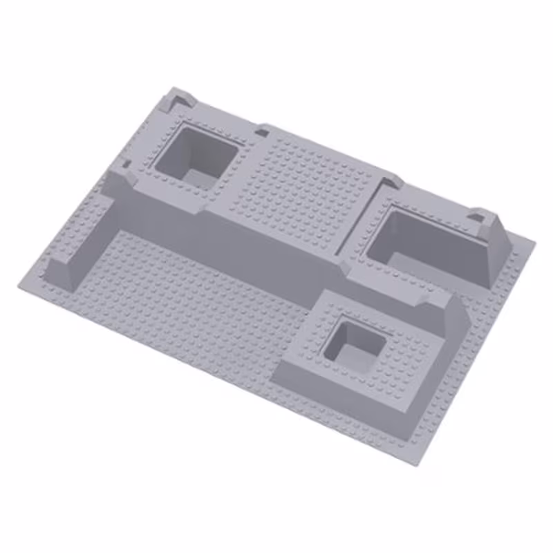 Baseplate, Raised 32 x 48 x 6 with Level Front