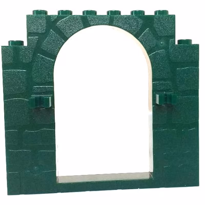 Door, Frame 1 x 8 x 6 Arched with Clips and Stone Profile Door, Frame 1 x 8 x 6 Arched with Clips and Stone Profile