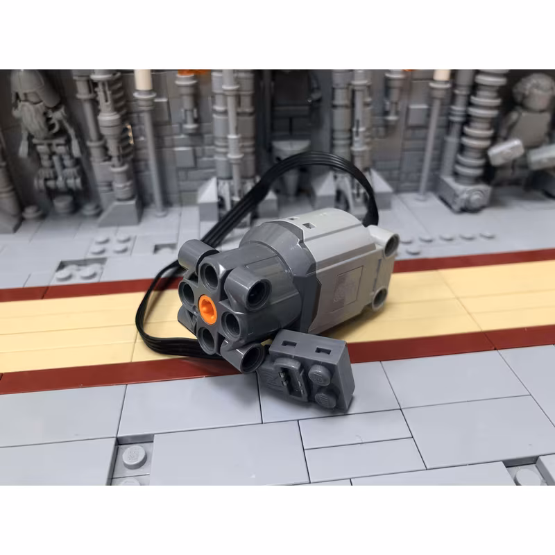 Electric, Motor 9V Power Functions L with Dark Bluish Gray Bottom