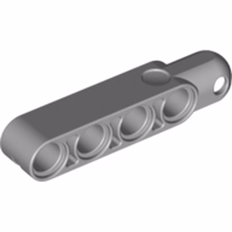 Technic, Steering Arm 5 x 1 with Tow Ball Socket Rounded, Chamfered