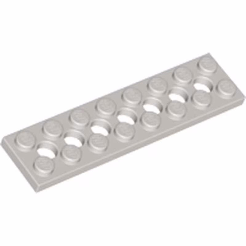 Technic, Plate 2 x 8 with 7 Holes