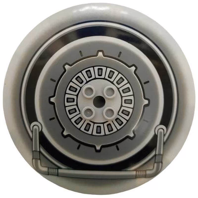 Dish 10 x 10 Inverted (Radar) - Hollow Studs with SW Tank Droid Pattern Dish 10 x 10 Inverted (Radar) - Hollow Studs with SW Tank Droid Pattern