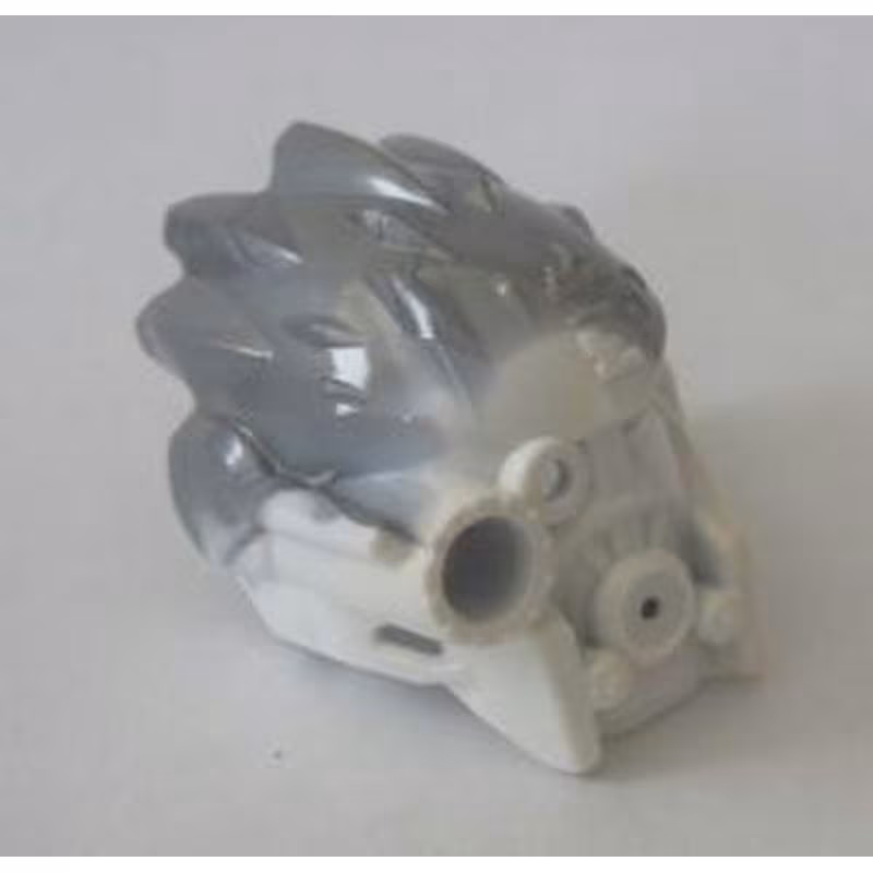 Bionicle Mask of Ice (Unity) with Marbled Flat Silver Pattern Bionicle Mask of Ice (Unity) with Marbled Flat Silver Pattern