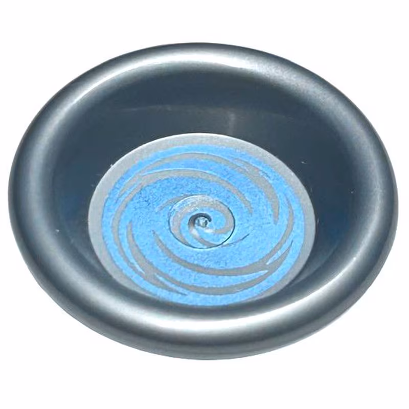 Minifigure, Utensil Dish 3 x 3 with Metallic Light Blue Swirl Pattern (HP Pensieve) Minifigure, Utensil Dish 3 x 3 with Metallic Light Blue Swirl Pattern (HP Pensieve)