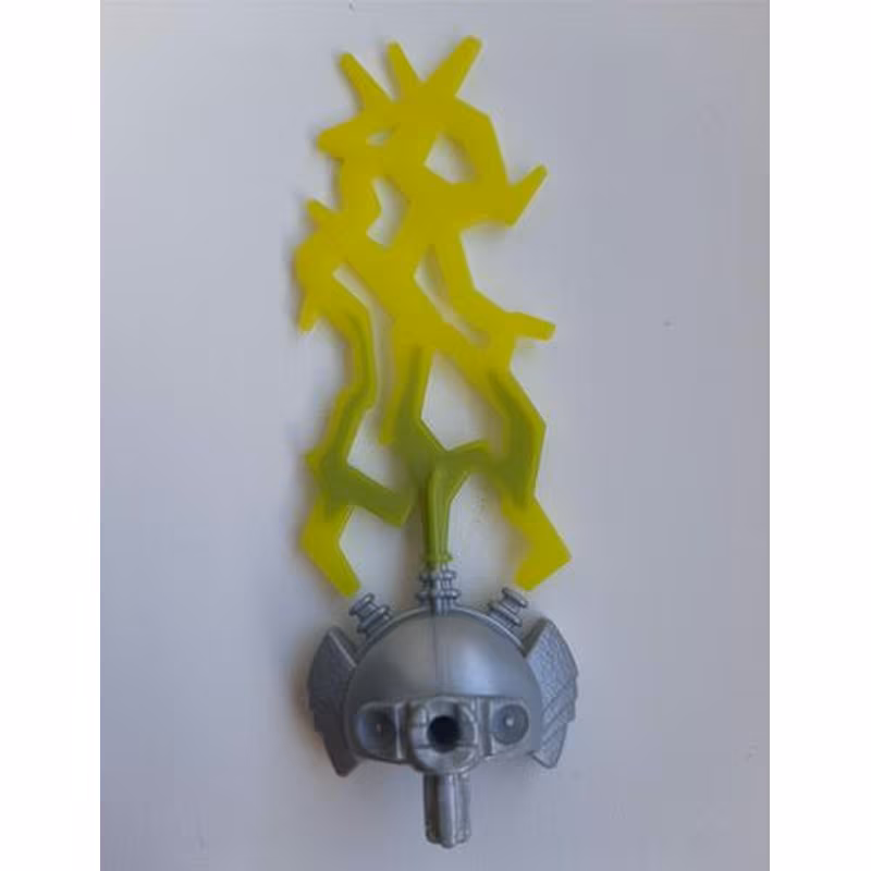 Hero Factory Weapon, Triple Lightning with Marbled Trans-Neon Green Bolts Pattern Hero Factory Weapon, Triple Lightning with Marbled Trans-Neon Green Bolts Pattern