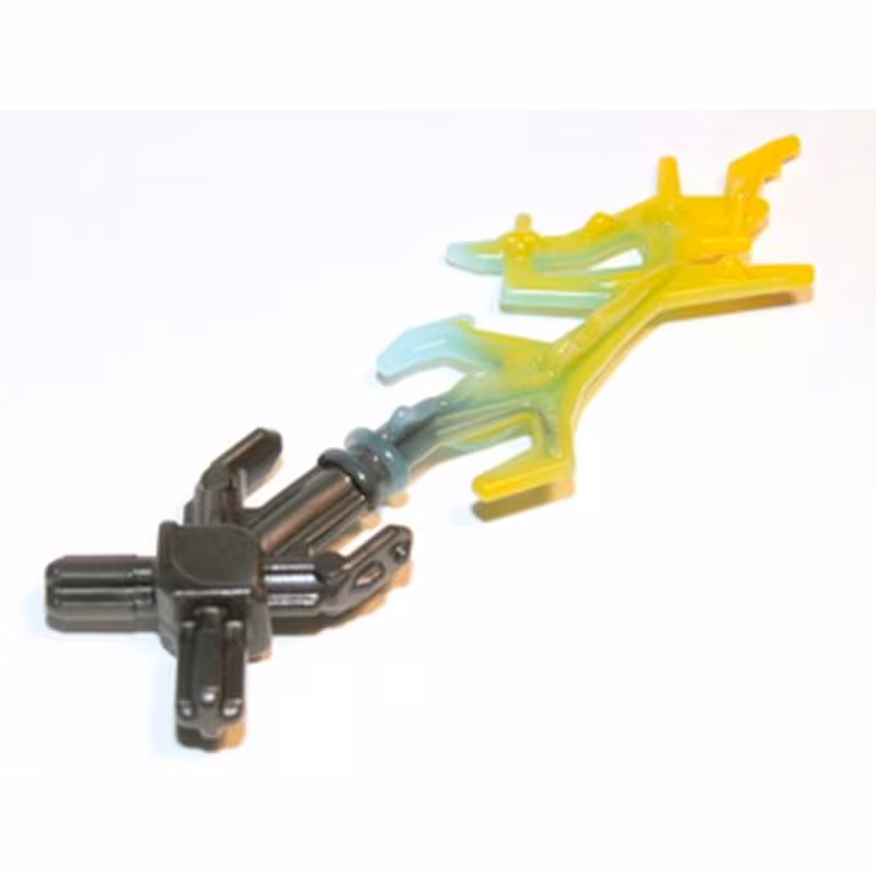 Hero Factory Weapon, Lightning with Marbled Trans-Light Blue and Yellow Pattern Hero Factory Weapon, Lightning with Marbled Trans-Light Blue and Yellow Pattern