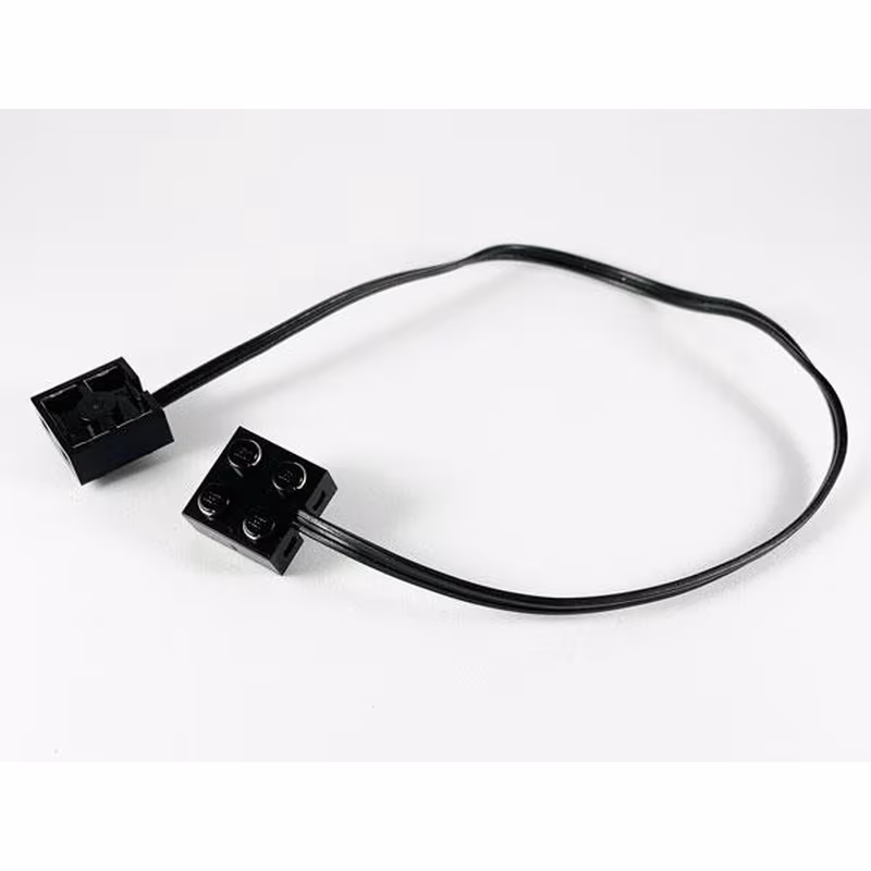 Electric, Wire with Brick 2 x 2 x 2/3 Pair, 36 Studs Long Electric, Wire with Brick 2 x 2 x 2/3 Pair, 36 Studs Long
