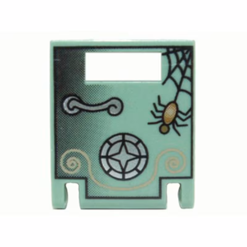 Container, Box 2 x 2 x 2 Door with Slot with Safe with Spider Pattern Container, Box 2 x 2 x 2 Door with Slot with Safe with Spider Pattern