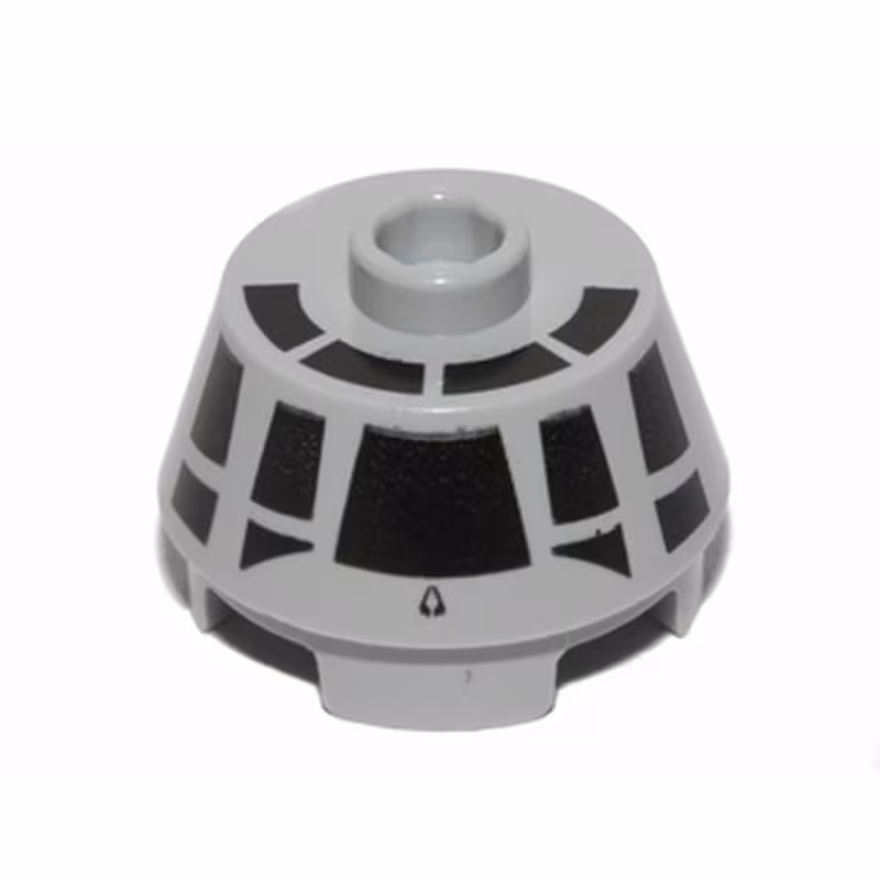 Cone 2 x 2 Truncated with Black Millennium Falcon Cockpit Pattern Cone 2 x 2 Truncated with Black Millennium Falcon Cockpit Pattern