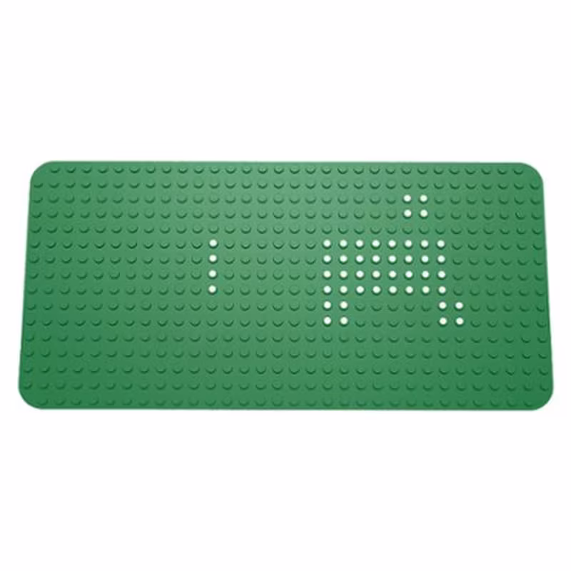 Baseplate 16 x 32 with Rounded Corners and Set 352 Dots Pattern