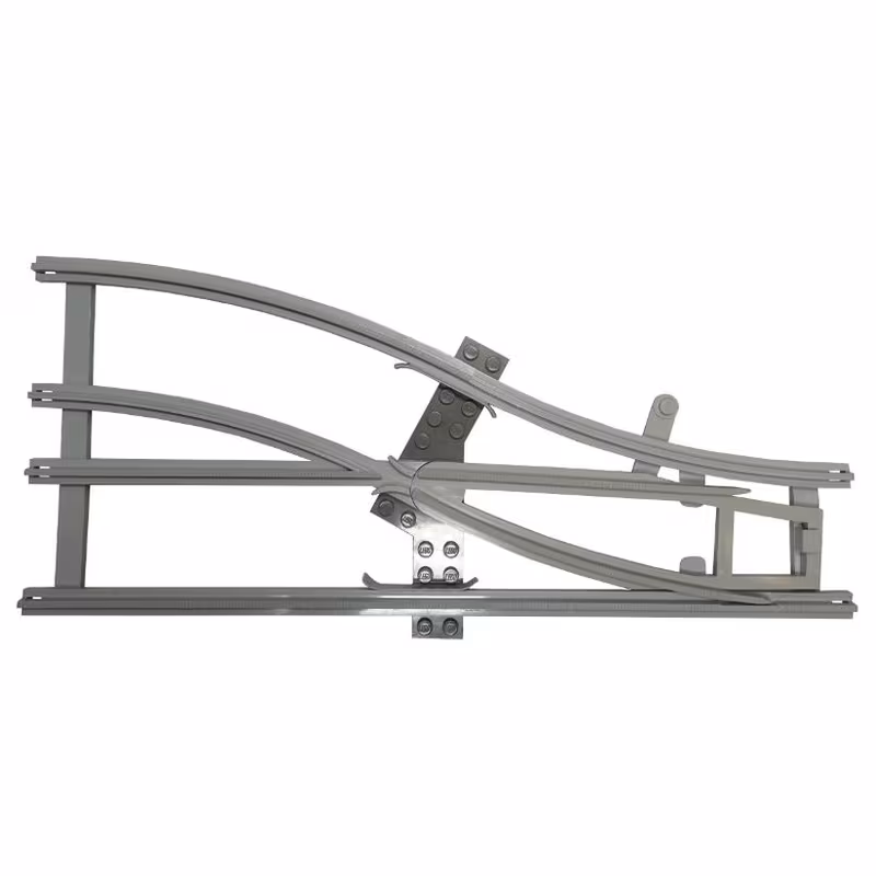 Train, Track 4.5V Switch Point Right with Dark Gray Ties