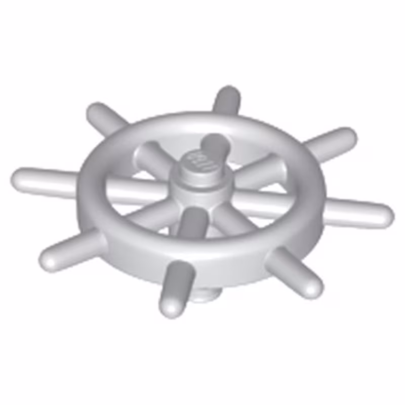 Boat, Ship's Wheel with Slotted Pin Boat, Ship's Wheel with Slotted Pin