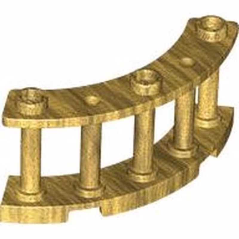 Fence 4 x 4 x 2 Quarter Round Spindled with 3 Studs