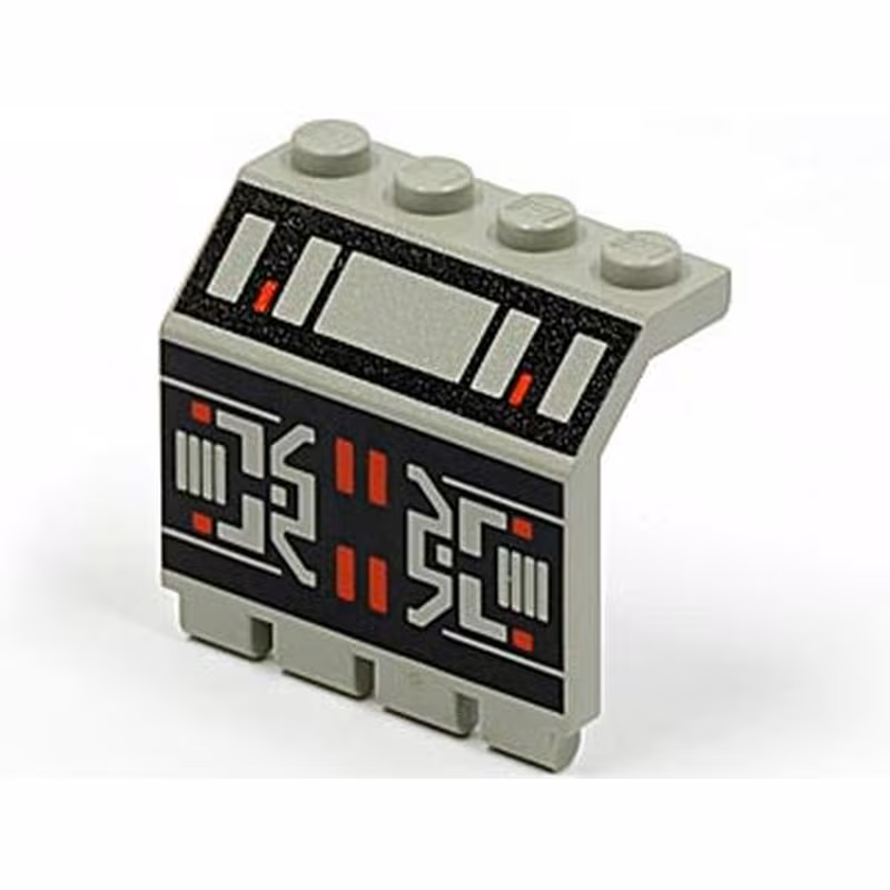 Panel 2 x 4 x 3 1/3 with Hinge with M:Tron Pattern Panel 2 x 4 x 3 1/3 with Hinge with M:Tron Pattern