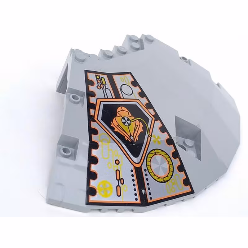 Panel 14 x 14 x 2 2/3 Quarter Saucer Top with UFO Pattern Left Panel 14 x 14 x 2 2/3 Quarter Saucer Top with UFO Pattern Left