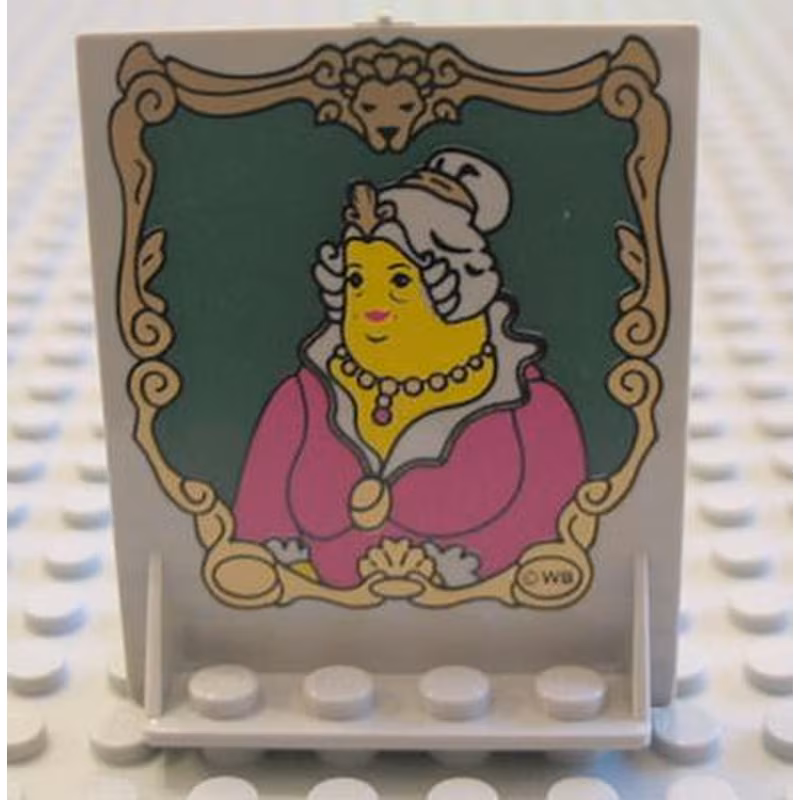 Door 2 x 5 x 5 Swivel, Bracket Base with HP The Fat Lady Portrait Pattern