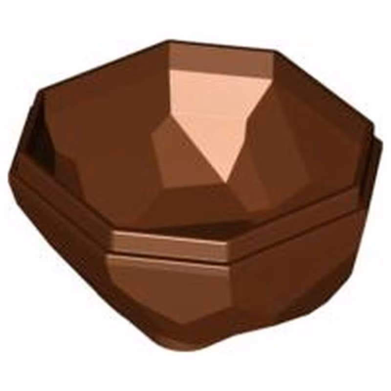 Rock 4 x 4 Octagonal Boulder, Bottom Rock 4 x 4 Octagonal Boulder, Bottom