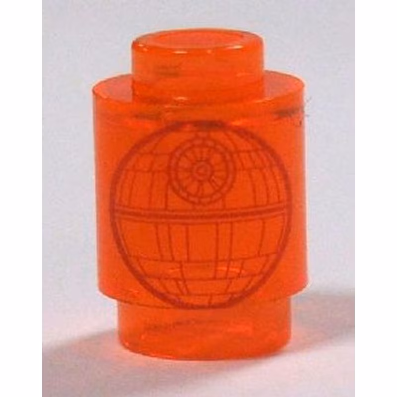 Brick, Round 1 x 1 with SW Death Star Pattern Brick, Round 1 x 1 with SW Death Star Pattern
