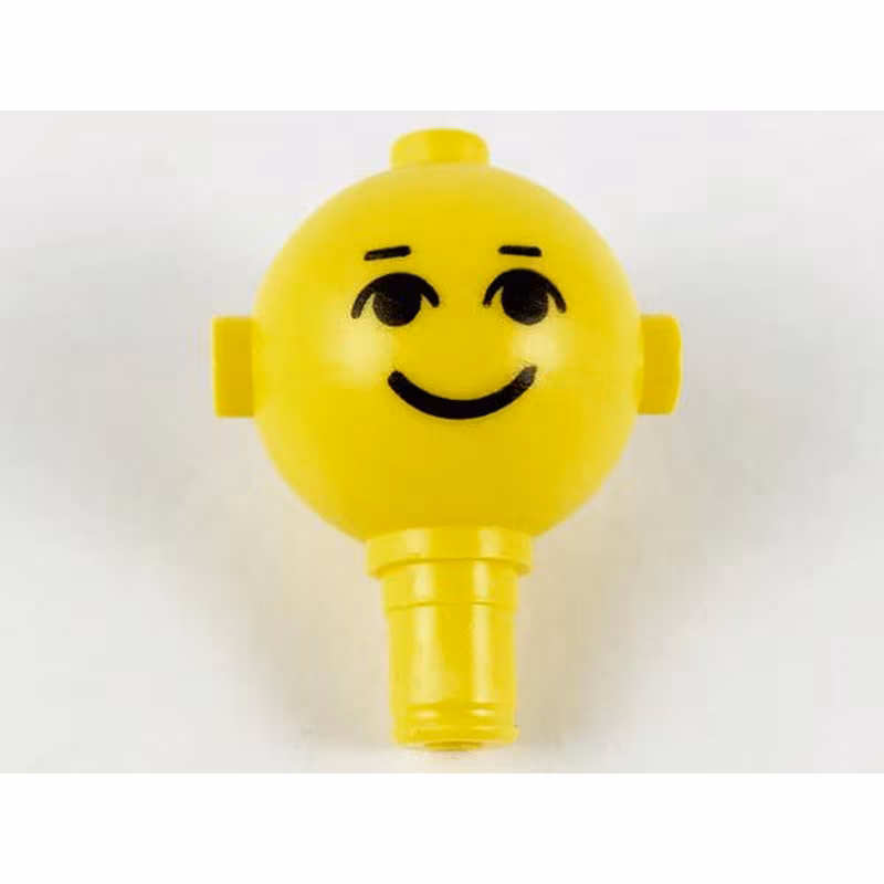 Homemaker Figure / Maxifigure Head with Black Eyes, Eyebrows, and Smile Pattern