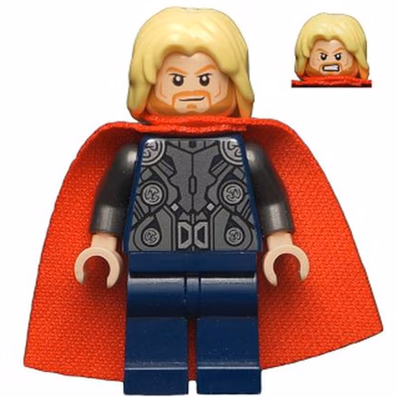 Thor - Spongy Cape, Dark Blue Legs