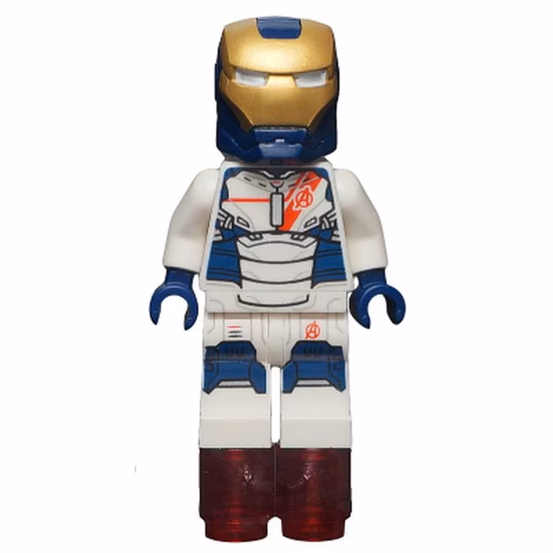 Iron Legion - Trans-Neon Orange Head, Helmet with Visor