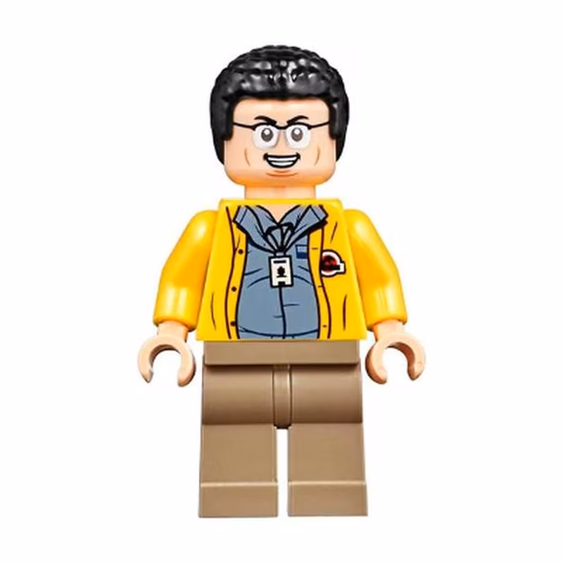 Dennis Nedry - Jurassic Park Logo on Back