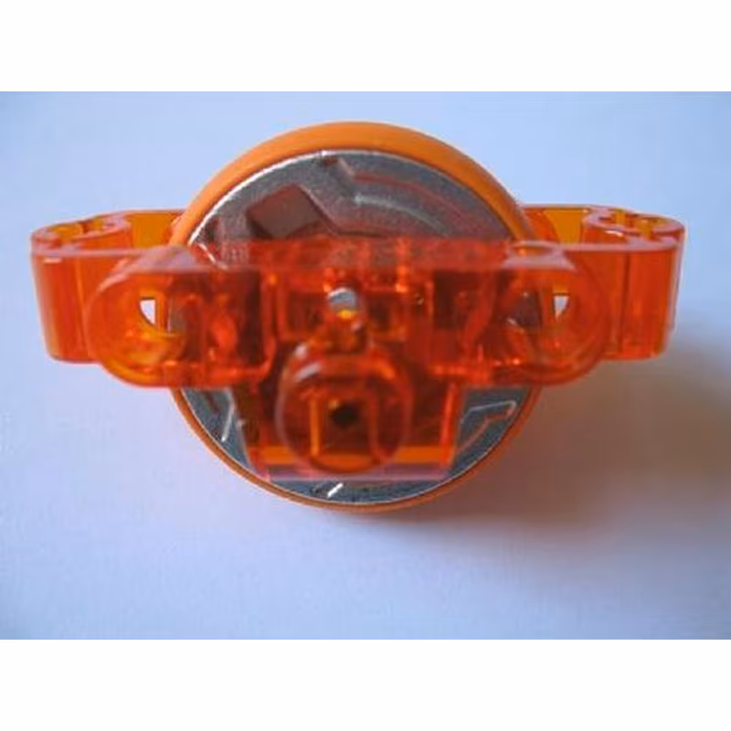 Technic Brick 3 x 6 x 2 with Metal Flywheel and Orange Tire (Chima Rip Cord Base) Technic Brick 3 x 6 x 2 with Metal Flywheel and Orange Tire (Chima Rip Cord Base)