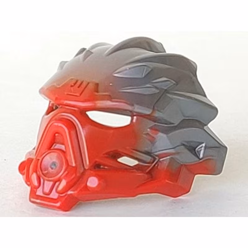 Bionicle Mask of Fire (Unity) with Marbled Flat Silver Pattern Bionicle Mask of Fire (Unity) with Marbled Flat Silver Pattern