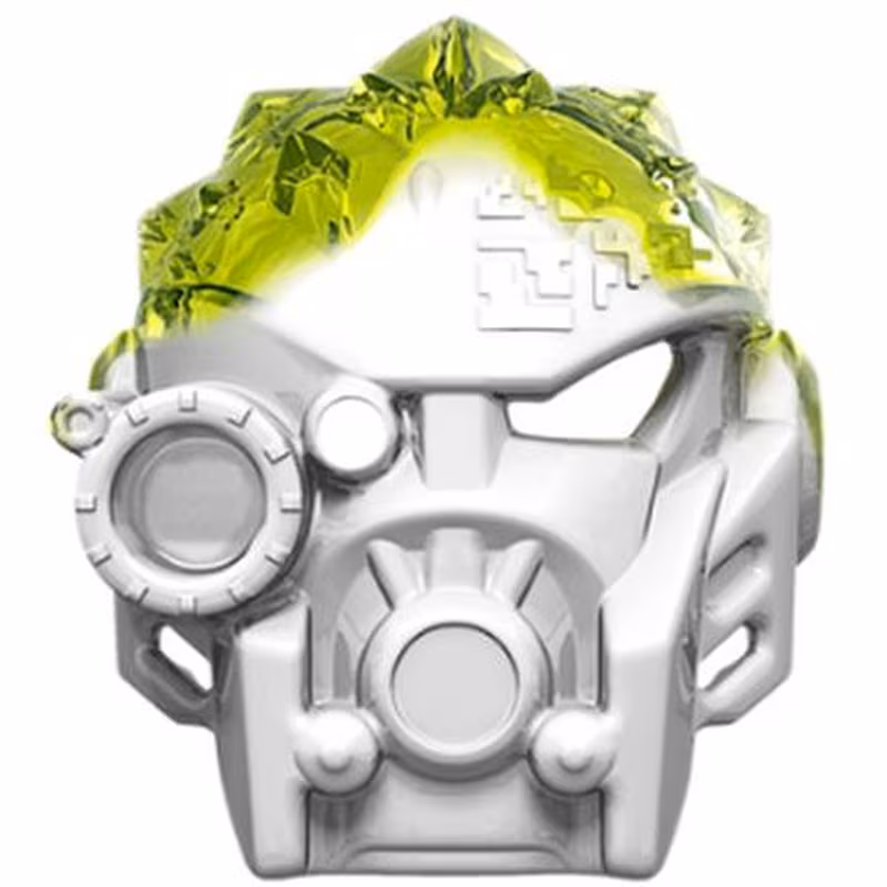 Bionicle Mask of Ice (Unity) with Marbled Trans-Neon Green Pattern Bionicle Mask of Ice (Unity) with Marbled Trans-Neon Green Pattern