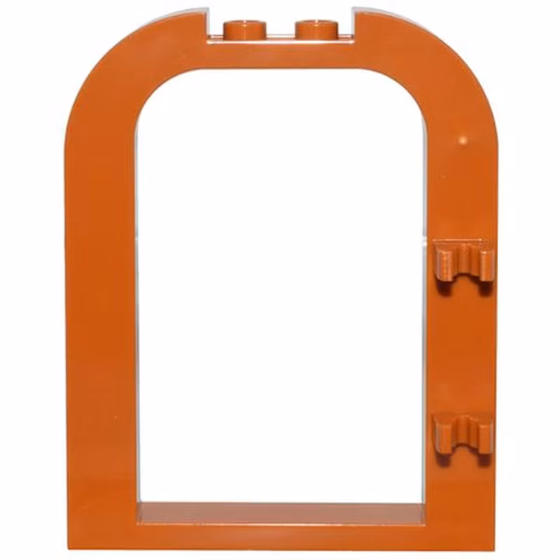 Door, Frame 1 x 6 x 6 Curved Top with 1 x 2 Cutout and Clips Door, Frame 1 x 6 x 6 Curved Top with 1 x 2 Cutout and Clips