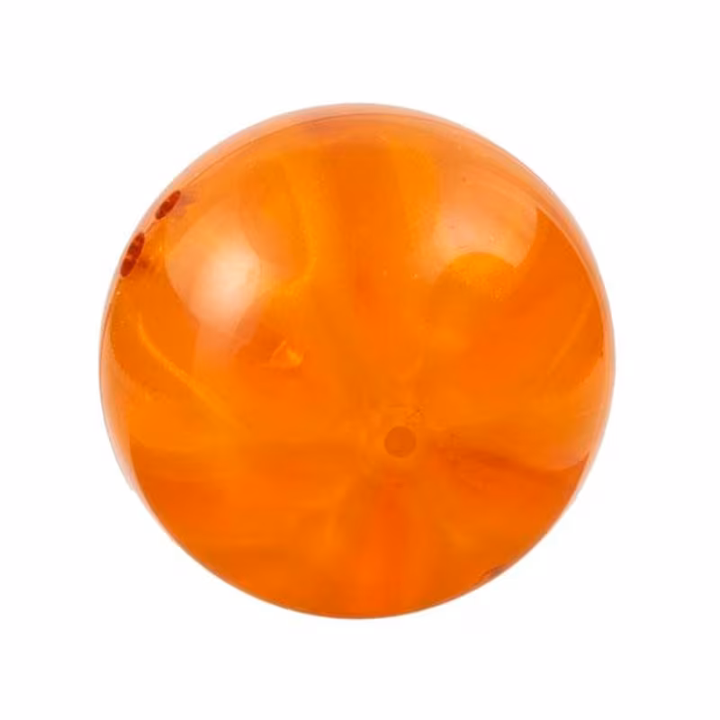 Ball, Hard Plastic 19mm D. with Molded Satin Trans-Clear Slotted Inner Ball Pattern (Ninjago Dragon Power Element)